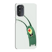 Чехол с картинкой "Одноглазый Планктон" на Motorola MOTO G52 (Милый Планктон)