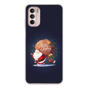Чехол Санта Клаус для Motorola MOTO G52 (Подарки от Санты)