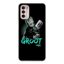 Чехол Супергерои Марвел на Мото Г52 – Groot