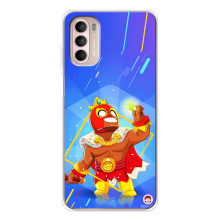 Чехол (ТПУ) с героями Бравл Старс на Motorola MOTO G52 (Эль Примо)