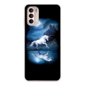 Чехол Unicorn на Motorola MOTO G52 – Единорог