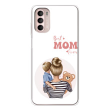 Чехлы для мамы на Motorola MOTO G52 (Мама сына)