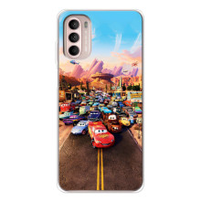 Силиконовый чехол Маквин для Motorola MOTO G52 – Тачки Маквин