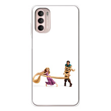 Чехол Рапунцель для Motorola MOTO G52 (Рапунцель и Флин)