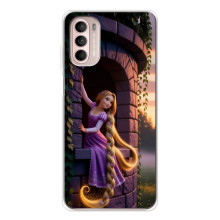 Чехол Рапунцель для Motorola MOTO G52 (Рапунцель на башне)