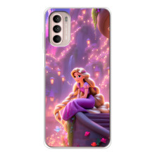 Чехол Рапунцель для Motorola MOTO G52 (Рапунцель в замке)