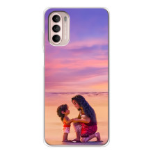 Чехол с мультфильмом Моана Motorola MOTO G52 (Моана и Симеа)