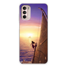 Чехол с мультфильмом Моана Motorola MOTO G52 (Моана в море)
