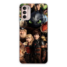 Чехол как приручить дракона на Motorola MOTO G52 – Персонажи дракона