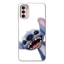Чехол с принтом Стич на Motorola MOTO G52 (Стич)