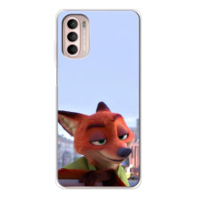 Чехол Зоотрополіс на Motorola MOTO G52 – Лис Ник