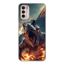 Чехол с картинкой «Хищники» для Motorola MOTO G52 – Динозавр