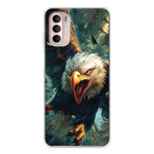 Чехол с картинкой «Хищники» для Motorola MOTO G52 – Орёл