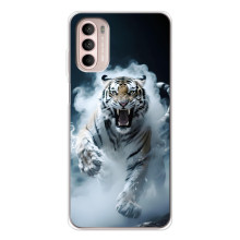 Чехол с картинкой «Хищники» для Motorola MOTO G52 – Тигр
