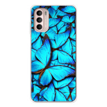 Силіконовий бампер з картинкою звірів для Motorola MOTO G52 (Крила метеликів)