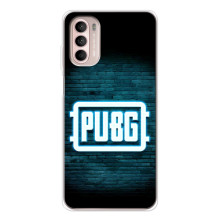 Чехол (TPU) с картинкой "Лого Пабг" на Мото Г52 – Лого PUBG