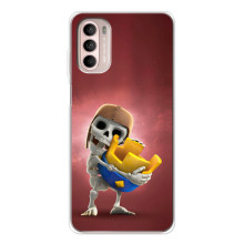 Чехол з героями Клеш Рояль для Motorola MOTO G52 (Скелет)