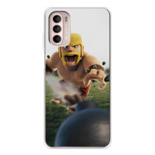 Чехол з героями Клеш Рояль для Motorola MOTO G52 (Варвар)