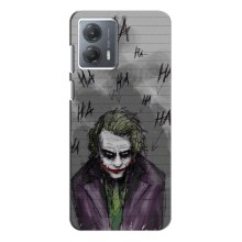 Чехлы с картинкой Джокера на Motorola MOTO G53 (Joker клоун)