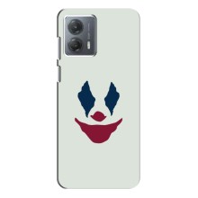 Чехлы с картинкой Джокера на Motorola MOTO G53 (Лицо Джокера)