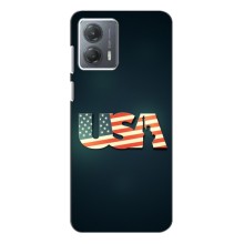 Чохол Прапор USA для Motorola MOTO G53 – USA