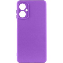Чехол Silicone Cover Lakshmi Full Camera (A) для Motorola Moto G54 – Фиолетовый
