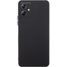 Чехол TPU GETMAN Liquid Silk Full Camera для Motorola Moto G54 – Черный