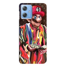 Брендновые Чехлы для Motorola MOTO G54 / G54 Power - (PREMIUMPrint) (Mario LV)