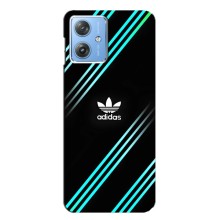 Чехлы Адидас для Motorola MOTO G54 / G54 Power (AlphaPrint) (Адидас с полосами)