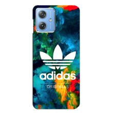 Чехлы Адидас для Motorola MOTO G54 / G54 Power (AlphaPrint) (Яркий Адидас)