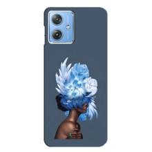Чехлы (ART) Цветы на Motorola MOTO G54 / G54 Power (VPrint) (Цветы на голове)
