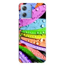 Чехлы (ART) Цветы на Motorola MOTO G54 / G54 Power (VPrint) (Семицветик)