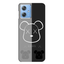 Чехлы для Motorola MOTO G54 / G54 Power - Bearbrick Louis Vuitton (PREMIUMPrint) (БеарБрик глаза)