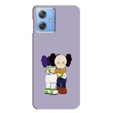 Чехлы для Motorola MOTO G54 / G54 Power - Bearbrick Louis Vuitton (PREMIUMPrint) (Дружба Беарбрик)