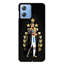 Чехлы для Motorola MOTO G54 / G54 Power (Leo чемпион) (AlphaPrint) (Месси Король)