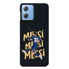 Чехлы для Motorola MOTO G54 / G54 Power (Leo чемпион) (AlphaPrint) (Messi ПСЖ)