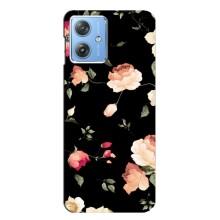 Чехлы с Цветами для Motorola MOTO G54 / G54 Power (VPrint) (Розочки)