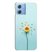 Чехлы с Цветами для Motorola MOTO G54 / G54 Power (VPrint) (Желтый цветок)