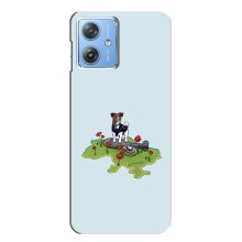 Чехлы с картинкой собаки Патрон для Motorola MOTO G54 / G54 Power (AlphaPrint) (Сапер Пес)