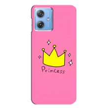 Чехол с картинкой (Стильные) для Мото Джи 54 - (AlphaPrint) (Princess)