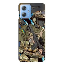 Чехлы с картинкой ЗСУ для Motorola MOTO G54 / G54 Power (AlphaPrint) (Воїн ЗСУ)