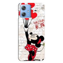 Чехол Disney Mouse Motorola MOTO G54 / G54 Power (PREMIUMPrint) (Heart Minni)