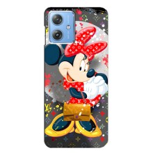 Чехол Disney Mouse Motorola MOTO G54 / G54 Power (PREMIUMPrint) (Minni с бантиком)