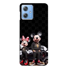 Чехол Disney Mouse Motorola MOTO G54 / G54 Power (PREMIUMPrint) (Семья Маусов)