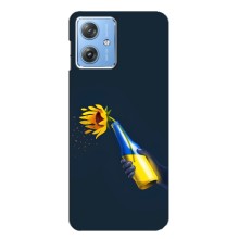 Чехол для Патриота Украины Motorola MOTO G54 / G54 Power - (AlphaPrint) (Коктейль молотова)