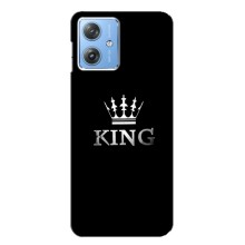 Чохол (Корона на чорному фоні) для Моторола Мото джі 54 (KING)