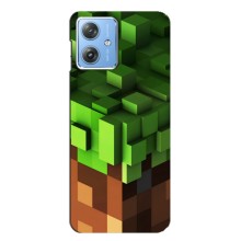 Чехол Майнкрафт на Motorola MOTO G54 / G54 Power (AlphaPrint) Minecraft (текстура Майнкрафт)