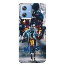 Чехол Месси футболист для Motorola MOTO G54 / G54 Power (Коллаж Месси)