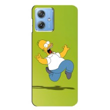 Чехол с Симпсонами для Motorola MOTO G54 / G54 Power (VPrint) (Гомер Симпсон)