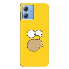 Чехол с Симпсонами для Motorola MOTO G54 / G54 Power (VPrint) (Гомер)
